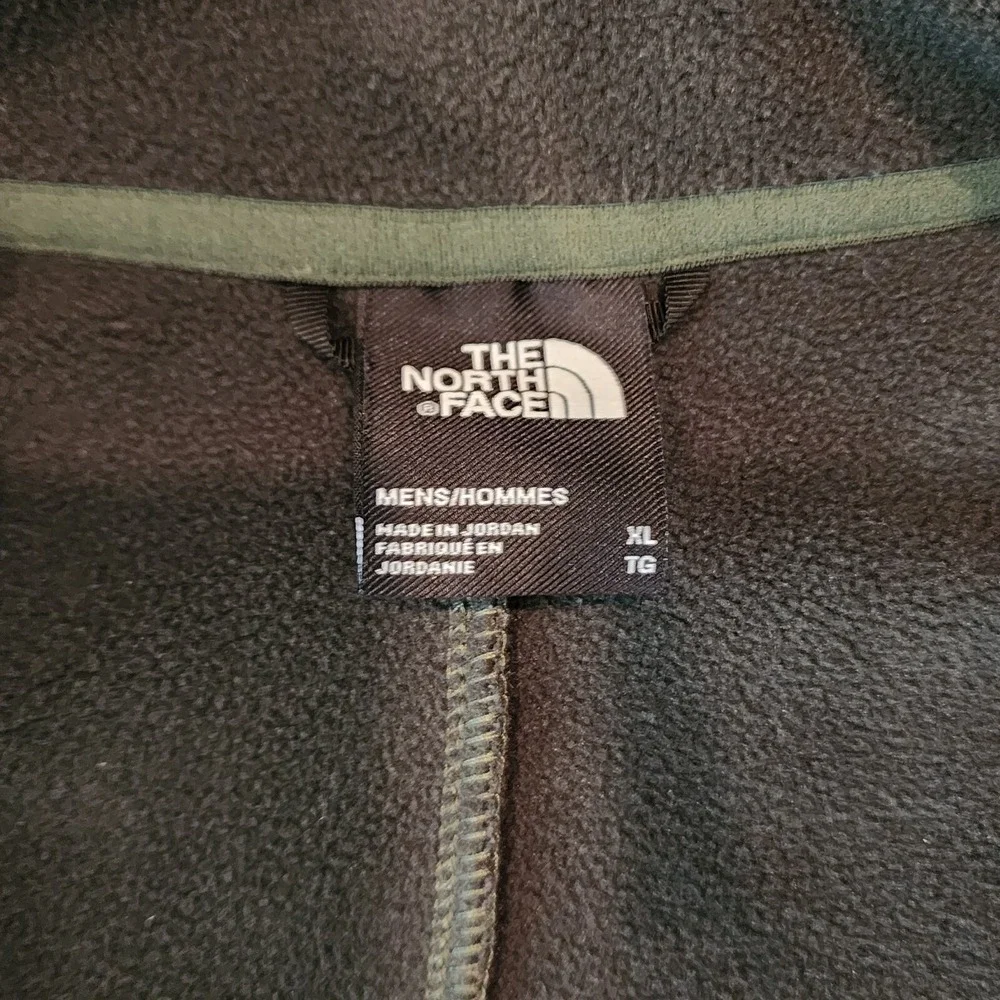 The North Face Pullover Green Canyonlands Fleece 1/2 Zip Up - Men Size XL